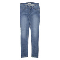 LEVI'S Bold Curve Low Rise Womens Jeans Blue Slim Skinny W27 L32