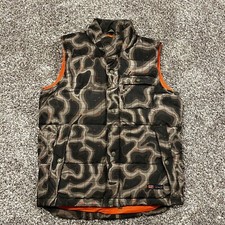 GAP Kids Vest Size XL Orange Green Golf Zip Up Boys Puffer