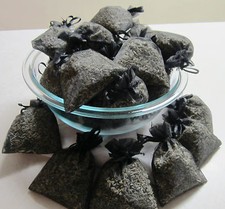 Set of 80 Lavender Sachets made with Black Organza Bags