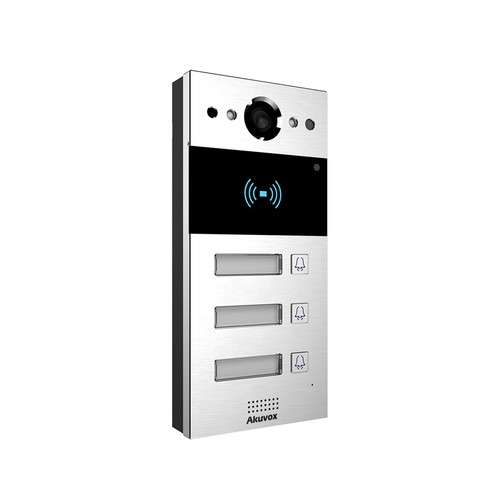 Akuvox R20Bx3 SIP Video-Türsprechanlage mit 3 Tasten RFID Aufputzmontage - 第 3/4 張圖片