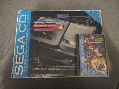 Sega CD Model 2 Video Game Console - NTSC (Working Condition) + Sonic CD