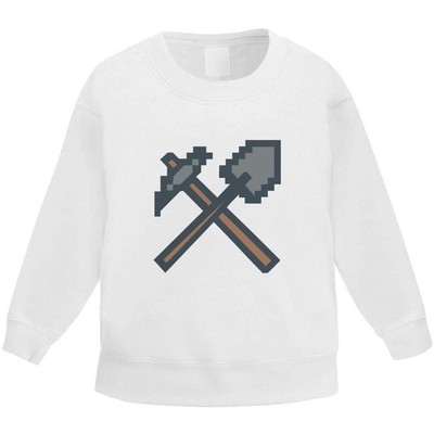 '8-Bit Mining Tools' Kid's Sweatshirt / Sweater / Jumper (KW055459)