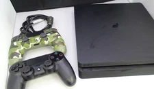 PlayStation 4 Silm 500GB CUH-2015A W/Cord + 2 Controller (21357-Ele-Mike)