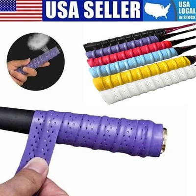 2X Tennis Racket Grip Tape Anti Slip Absorbent Badminton Pickleball Overgrip