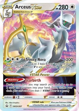Arceus VSTAR SWSH307 Holo Promo Sword & Shield Promo Pokemon Near Mint