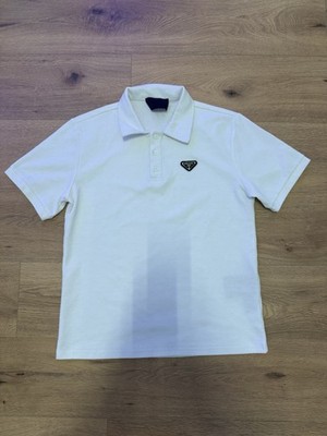 PRADA Poloshirt ,Weiß  Größe S