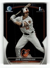 2023 Bowman Draft #BDC-198 Jake Cunningham Chrome