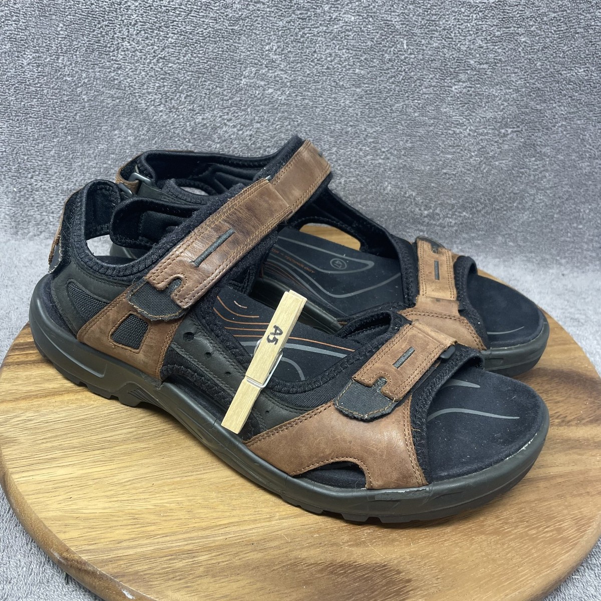 Ecco Yucatan Sandals Mens EU 47 US 13 Straps Shoes Walking Hiking Casual Outdoor Men main image 4