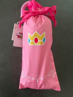 Super Nintendo World Princess Peach Folding Umbrella for both rain and shine F/S