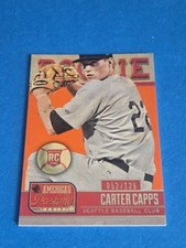 CARTER CAPPS  - 2013 PANINI AMERICA'S PASTIME - BASE SET ROOKIE CARD #177  /125