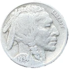 1934 Buffalo Nickels Indian Head Type.  ACTUAL COINS SHOWN IN PHOTOS.