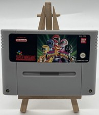 Thumbnail of ebay&reg; auction 127839514211 | Mighty Morphin Power Rangers Nintendo SNES Super Nintendo PAL Version Bandai