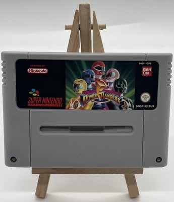 Mighty Morphin Power Rangers Nintendo SNES Super Nintendo PAL Version Bandai