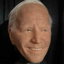 Silicone Mask Realistic mask  Joe Biden halloween mask not hyperflesh spfx  
