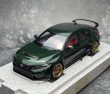 MOTORHELIX 1/18 Honda Civic Type R FL5 Customized Green Diecast Car Model