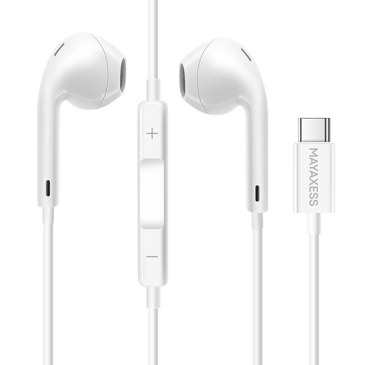 Écouteurs USB-C Pixel 10 micro casque audio filaire intra auriculaire blanc