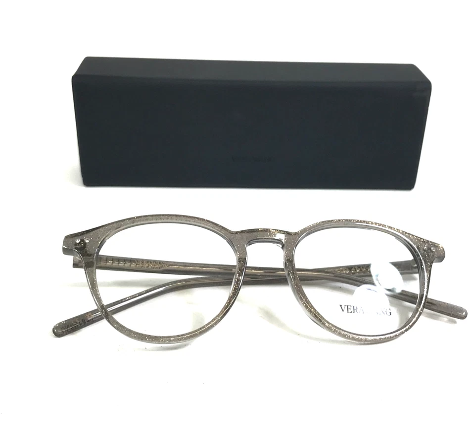 Vera Wang Eyeglasses Frames V585 DO Dove Shimmer Round Full Rim 47-17-135 - Image 2 of 4