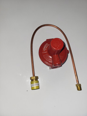 Rego LV3403TR 10psi Propane Regulator,  20'' Pigtail Included