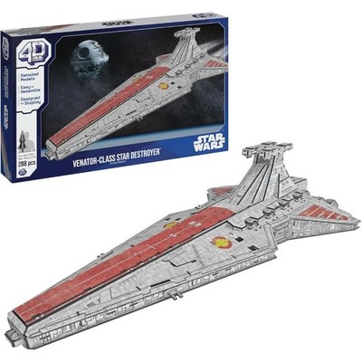 4D Build Star Wars Deluxe Venator Class Star Destroyer 3D Model Kit, Star Wars