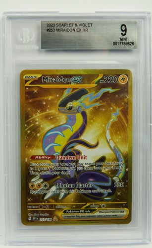 Miraidon ex graded BGS 9 for sale on eBay