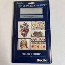 Bucilla Pewter Lugana Zweigart 25 Ct. Fabric for Counted Cross Stitch 14" X 18"