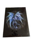 7.5 X 10 " Ann Stokes Yule Dragon Canvas Print With Mounting Hardware