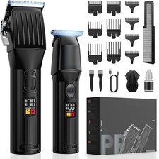 Professional Hair Clippers and Beard Trimmer for Men, Cordless Hair Trimmer