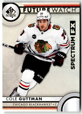 2023-24 Upper Deck SP Authentic NHL No. S-61 Cole Guttman Spectrum FX