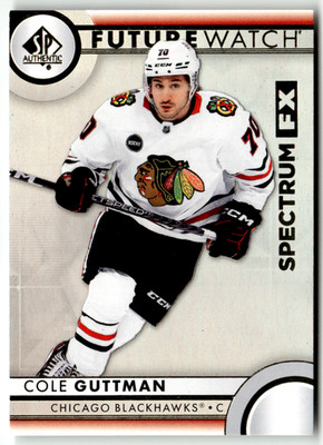 2023-24 Upper Deck SP Authentic NHL No. S-61 Cole Guttman Spectrum FX