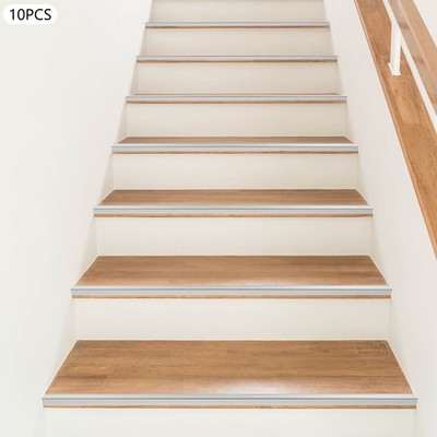10pcs Stair Edge Protector Stair Corner Trim Strips Step Edge Trim 90x3x2cm