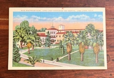 Sanitarium Building Loma Linda Sanitarium & Hospital Vintage Linen Postcard 1939