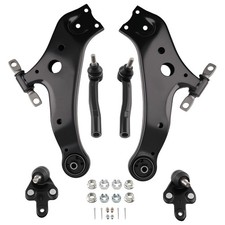 Front Lower Control Arms Outer Tie Rods for Highlander Venza RX350 RX450H 08-19