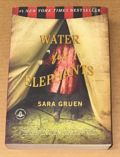 Water for Elephants : A Novel by Sara Gruen (2007, Trade Paperback, VERY GOOD)