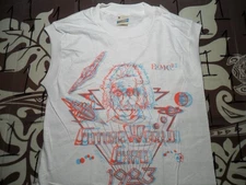 Small NWOT  Vntg Future World Expo 1983 Damaged Sleeveless Screen Stars Shirt