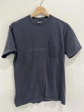 Vtg 90s Blank Tee Shirt single stitch pocket grunge faded