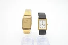 F x2 Vintage Gents Seiko Gold Tone Quartz Working Wristwatches Inc 2A32-5040 Etc