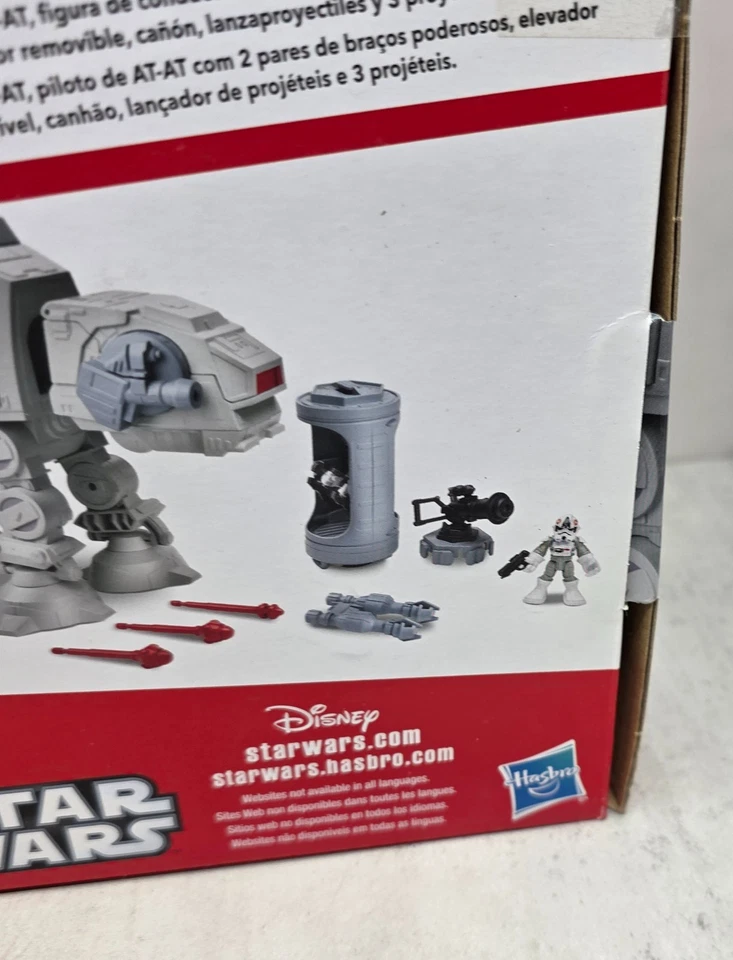 Star Wars - Figura de Juguete Fortaleza Imperial AT-AT - Playskool - Serie de Héroes Galácticos Foto 3 de 4