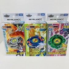 Beyblade X BX-00 Draciel Shield 7-60D Dranzer S 3-80T Driger S 4-80P set of 3