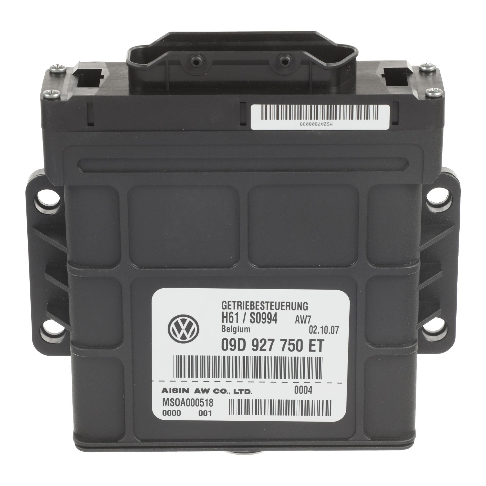 Módulo de control de transmisión para Volkswagen (P/N 09D-927-750-ET)