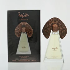 Niche Emarati Ghinwa 3.4 Eau De Parfum Spray by Lattafa Box for Men