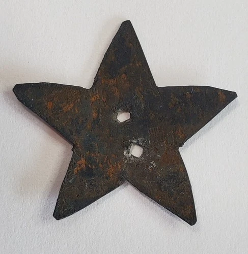 Civil War Texas Star Insignia, Dug in Georgia - With Provenance, Terry's Rangers