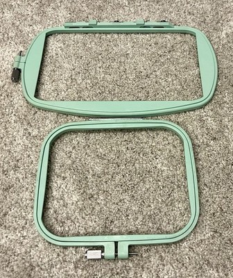 Baby Lock Brother Bernina Bernette Deco Embroidery Hoops - Set of 2