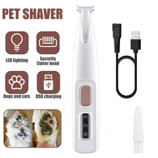 Cordless Dog Paw Fur Trimmer Low Noise Electric Pet Hair Clippers for Cats Dogs