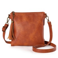 Vegan Leather Crossbody Purse for , Medium Sling Bag for Everyday Use  Adjus...