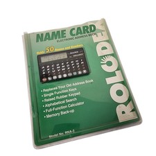 Rolodex Name Card Electronic Address Book RNA2 Stores 50 Names Numbers