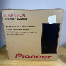 PIONEER ( Pair ) S-HF41-LR Bookshelf Speakers 3-Way In Original Packaging WOW!!!