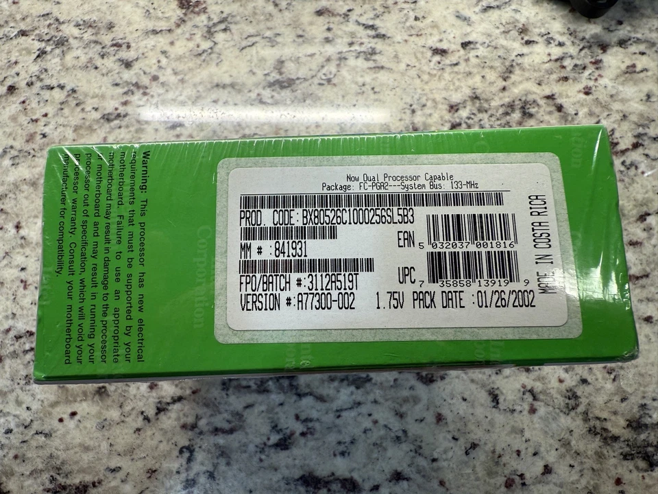 Intel Pentium III 1GHz  Processor Fan Heatsink New-in-Box Shrink Wrapped SL5B3 - Image 2 of 4