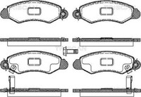 Triscan Bremsbelagsatz Scheibenbremse 8110 69008 FüR Suzuki Swift 2 EA MA AH AJ