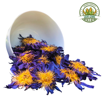 Premium Dried Blue Lotus Flowers 100% Organic  Pure Nymphaea Caerulea Herbal Tea