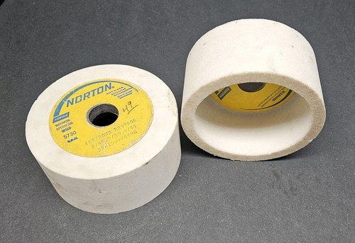 2pc NORTON 38A80-J8VBE 4" x 2" x 20mm 5730RPM GRINDING WHEEL A1 Tool & Cutter